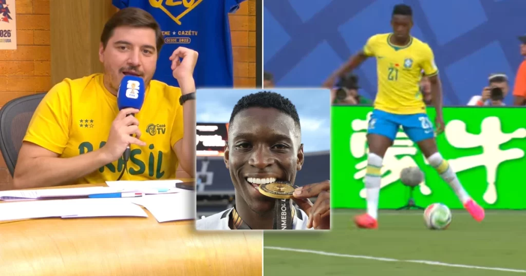 CazéTV cita título da Libertadores do Botafogo em recorde na estreia do Brasil CazéTV cita título da Libertadores do Botafogo em recorde na estreia do Brasil